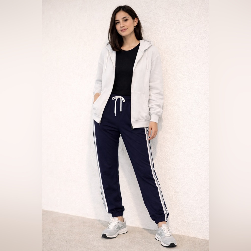 Women's Navy Blue Track Pants